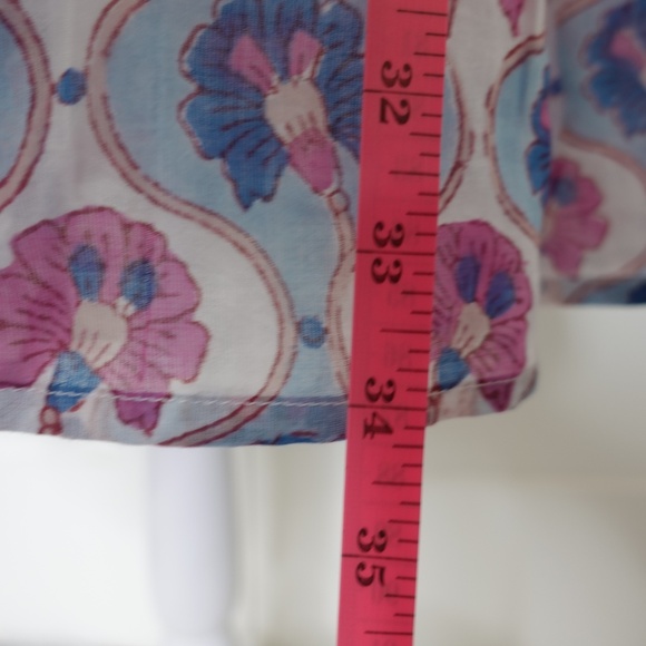 Oliphant Dress Sleeveless Tiered Mini Iris Blue - Picture 5 of 11